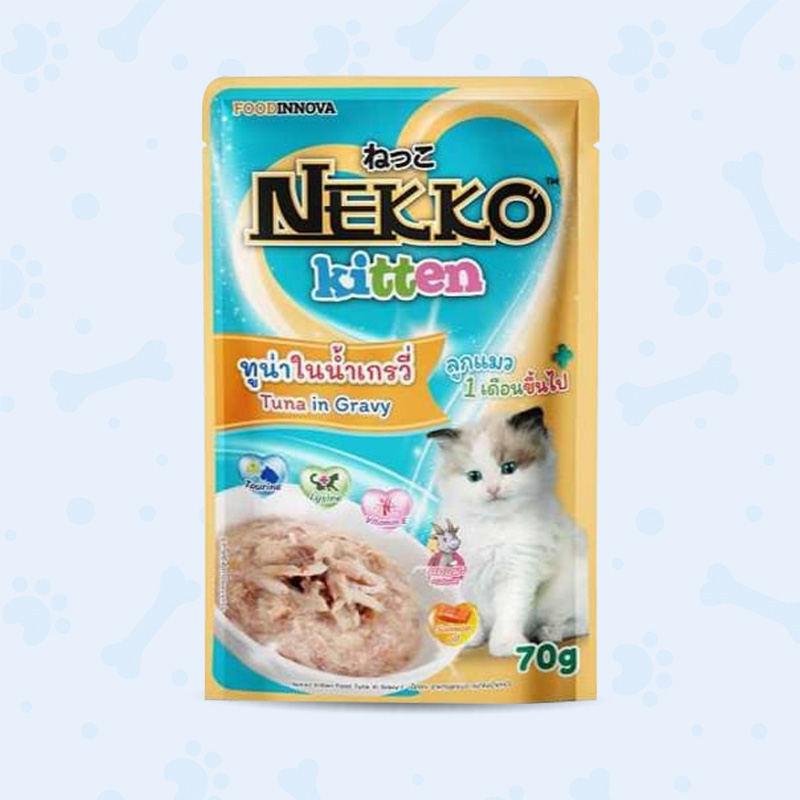 Nekko Kitten Pouch Tuna in Gravy gulshanpetclinic
