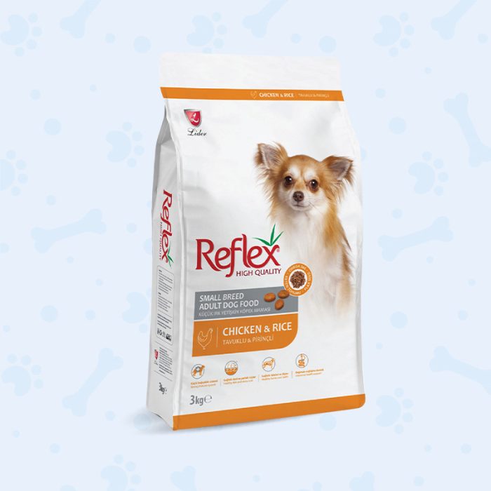 Reflex Adult Dog Food for Small Breed Chicken & Rice gulshanpetclinic