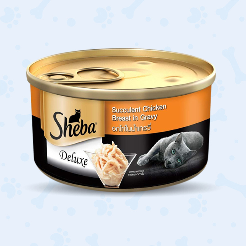 Sheba Cat Can Food Succulent Chicken Breast in Gravy 85g ggulshanpetclinic Sheba Cat Can Food Succulent Chicken Breast in Gravy 85g ggulshanpetclinic