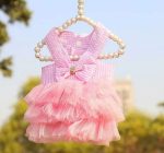 stiped dress pink