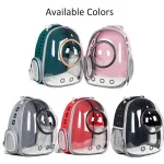 Astronaut Window Bubble Carrying Travel Bag Breathable Space Capsule Transparent Pet Carrier Bag Dog Cat Backpack